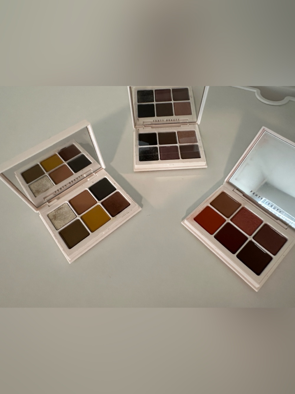 Fenty Beauty Mini Eyeshadow Trio - Cadet, Smoky Deep Neutrals
